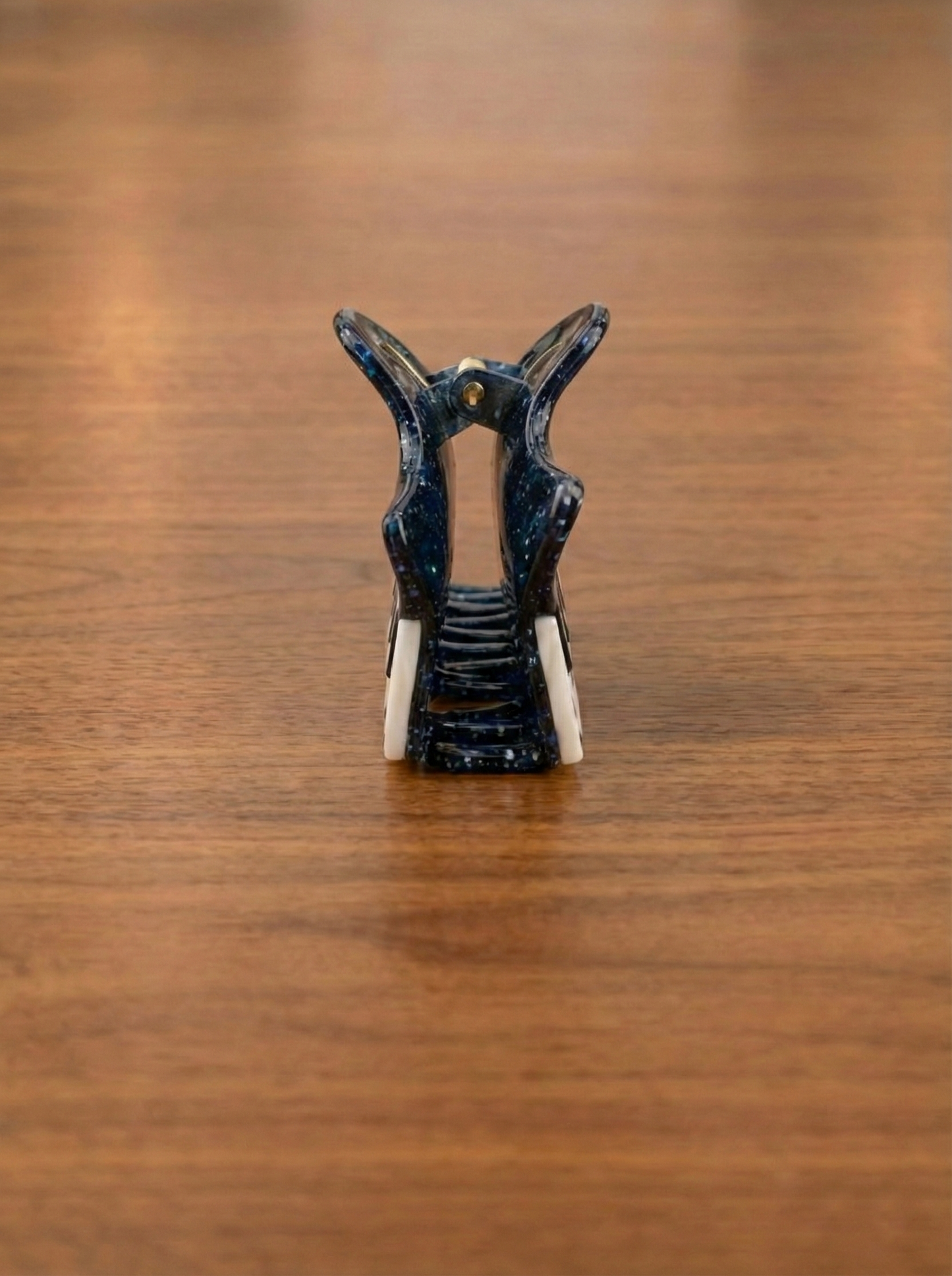 Gece Müziği - Galaxy Desenli Piyano Tuşları Tasarım Mandal Toka