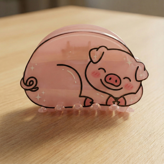 Dreamy Piggy - Uyuyan Sevimli Pembe Domuzcuk Toka