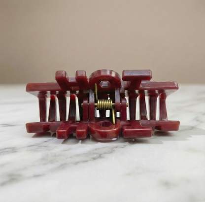 Y2K Trend - 'Hot Stuff' Yazılı Kırmızı İddialı Mandal Toka